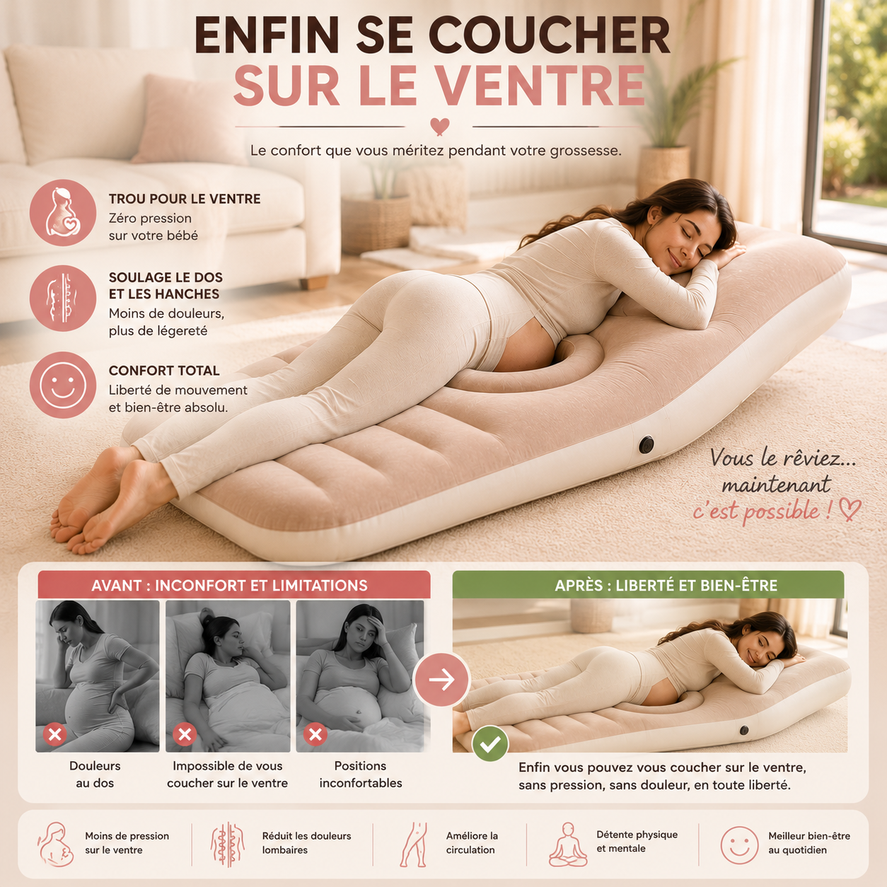 Matelas de grossesse.