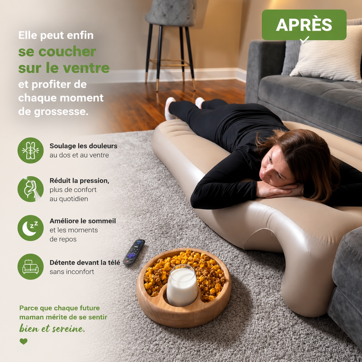 Matelas de grossesse.